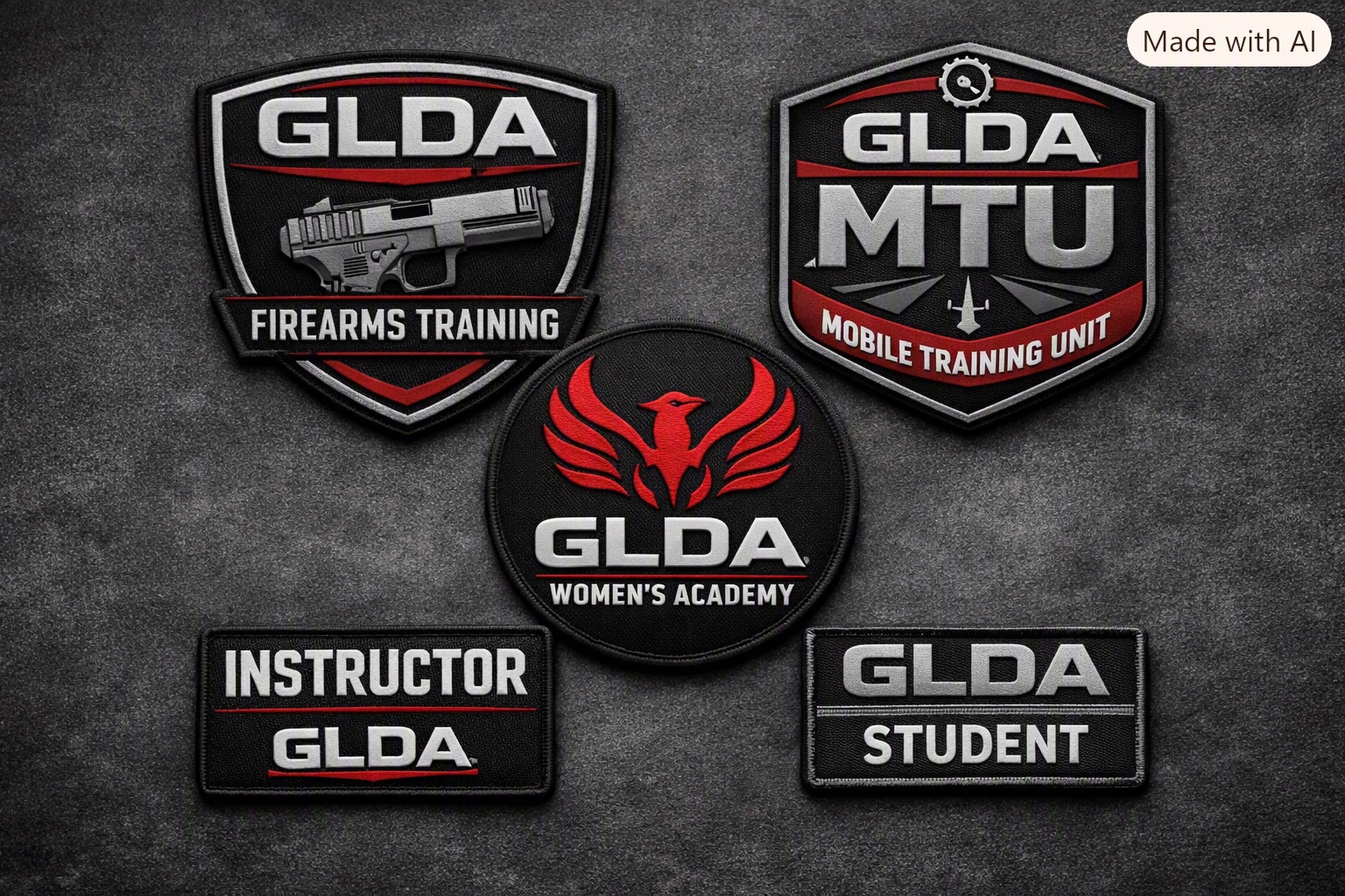 Great Lakes Defense Academy training patch concepts